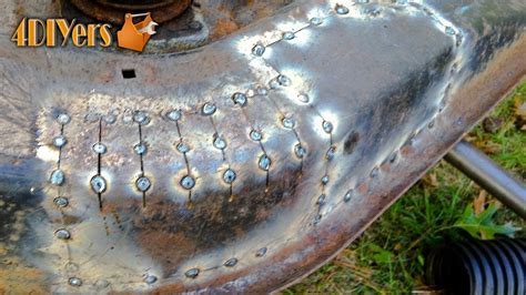 welding rust holes in sheet metal|welding for rust removal.